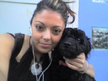 mimi et son chien